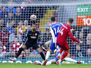 Liverpool Ungguli Brighton 2-1 di Babak Pertama