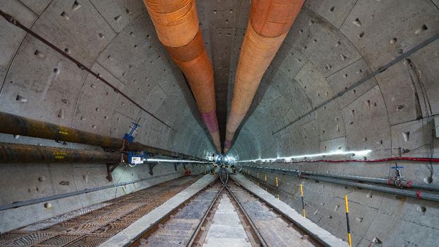 Pembangunan Terowongan Kereta Api Cepat Jakarta-Bandung (Dok. KCIC)