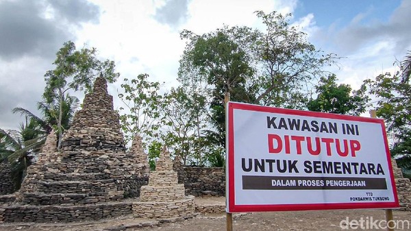 Meski ditutup untuk sementara waktu, masyarakat tetap diizinkan mengunjungi lokasi tersebut. Hanya saja, akses menuju kawasan candi ini masih berupa tanah berbatu, sehingga kendaraan harus diparkir cukup jauh di permukiman warga.