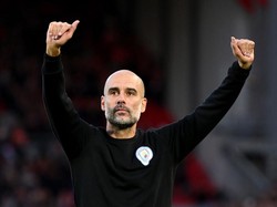 Kini, sudah sembilan kali Guardiola melakukan hal tersebut! (Getty Images/Michael Regan)
