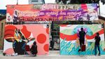 Para Seniman Kritik Polri Lewat Mural