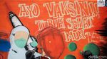 Para Seniman Kritik Polri Lewat Mural