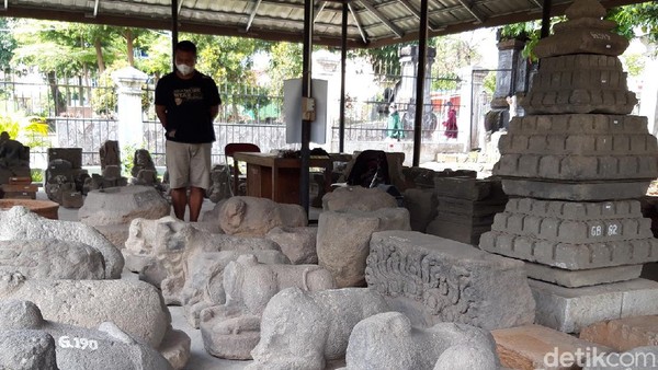 Total koleksi di Rumah Arca Boyolali ada 272 buah. Namun, ada belasan arca yang masih tersimpan di Museum R. Hamong Wardoyo Boyolali. (Ragil Ajiyanto/detikTravel)
