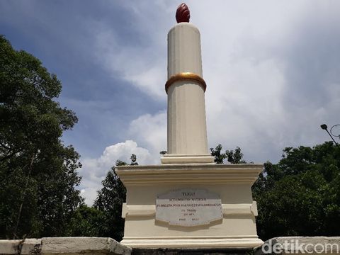 Tugu Kebangkitan Nasional, Solo, Kamis (28/10/2021).
