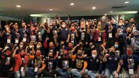 Deklarasi Ganjarist Jatim, diikuti puluhan Korda dari beberapa kabupaten/kota di Jatim.