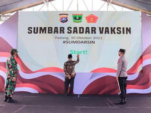 Gubernur Sumbar Optimistis Vaksinasi Sumdarsin Lebihi Target