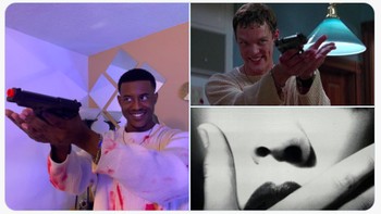 Kostum Halloween ini adalah Stu Macher dari film Scream, mirip nggak? Lumayan lah ya ikhtiarnya. Foto: (Twitter)