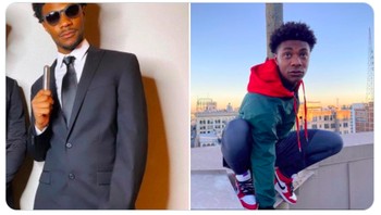 Yang kostum Halloween Agent J dari Men in Black kurang mirip. Tapi yang Spider-Man Miles Morales mirip nih. Setuju nggak? Foto: (Twitter)