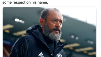 Nuno Santo seolah mengamankan Solskjaer dan beberapa waktu lalu Arteta dari pemecatan karena menang dari Tottenham. Foto: Twitter
