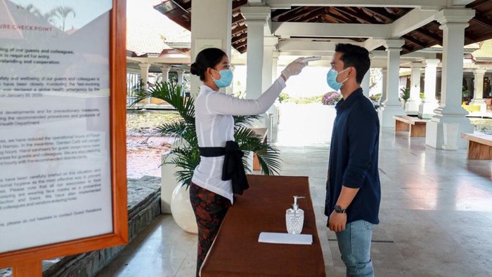 Penerapan protokol keseharan di hotel-hotel di Bali