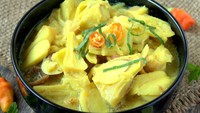 Nangka muda yang empuk enak diolah jadi gulai nangka muda bumbu kuning. Bumbu kunyit dan bawang membuat rasa nangka muda makin sedap. Cara membuatnya bisa dilihat di resep ini. Foto: iStock