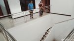Ada Kolam Anti Surut dan Terowongan Kuno di Kantor Arpus Klaten