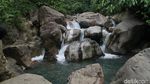 Potret Curug Barong Bogor yang Masih Sepi Pengunjung