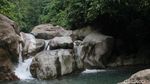 Potret Curug Barong Bogor yang Masih Sepi Pengunjung