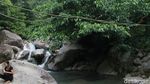 Potret Curug Barong Bogor yang Masih Sepi Pengunjung