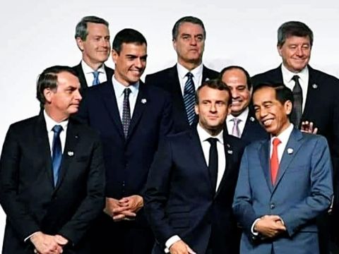 Foto Jokowi Saat KTT G20 di Osaka Ramai Dibahas Foto Jokowi Saat KTT G20 di Osaka Ramai Dibahas