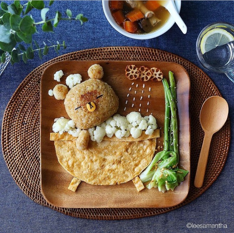 10 Bekal Bentuk Beruang hingga Domba Lucu Ini Bikin Nggak Tega Dimakan!
