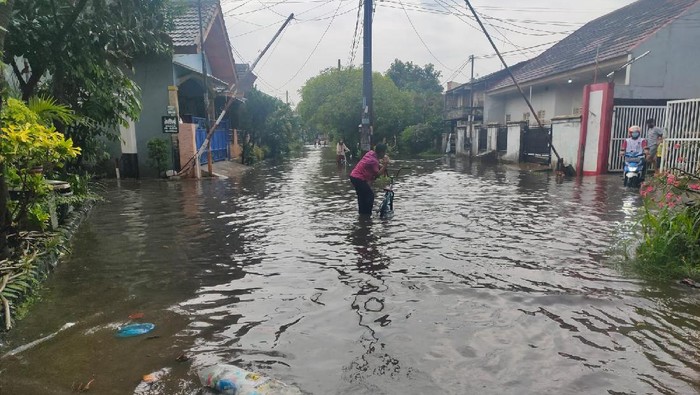 Genangan di Kota Bekasi (Dok BPBD Kota Bekasi)