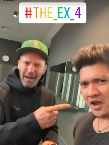 Iko Uwais bertemu dengan Josan Statham