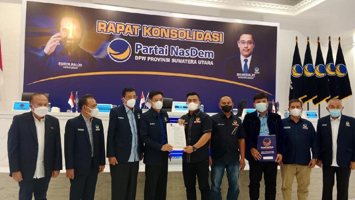 Ketua Partai NasDem Sumatera Utara (Sumut) Iskandar menargetkan pihaknya menjadi pemenang di Pemilu 2024. NasDem ingin mengalahkan dominasi PDIP. (dok Istimewa)