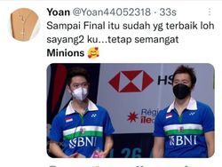 Marcus/Kevin Runner-up French Open, Netizen: The Minions Menang di Hatiku