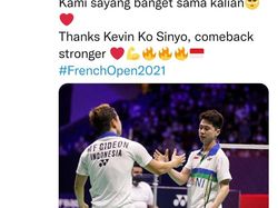 Marcus/Kevin Runner-up French Open, Netizen: The Minions Menang di Hatiku