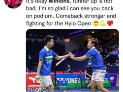 Marcus/Kevin Runner-up French Open, Netizen: The Minions Menang di Hatiku