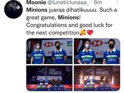 Marcus/Kevin Runner-up French Open, Netizen: The Minions Menang di Hatiku