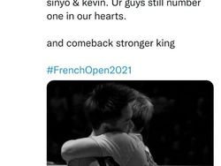 Marcus/Kevin Runner-up French Open, Netizen: The Minions Menang di Hatiku