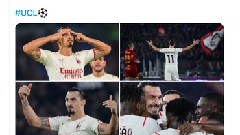 Usia sudah 40 tahun, gol semalam membuatnya genap mencetak 400 gol bagi seluruh klub yang dibelanya dan 150 gol di Liga Italia. Foto: Twitter