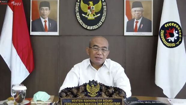 Menteri Koordinator Bidang Pembangunan Manusia dan Kebudayaan (PMK) Muhadjir Effendy (Tangkapan layar Youtube Sekretariat Presiden) Menteri Koordinator Bidang Pembangunan Manusia dan Kebudayaan (PMK) Muhadjir Effendy (Tangkapan layar Youtube Sekretariat Presiden)