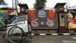 Mural Kritik Polisi Mejeng di Lapangan Bhayangkara Mabes Polri