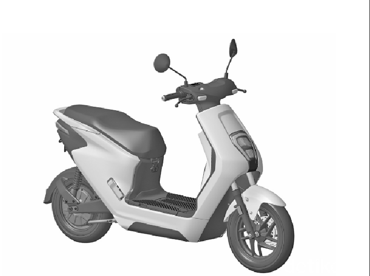 Ini Desain Motor Listrik Honda Seharga BeAT yang Terdaftar di Indonesia