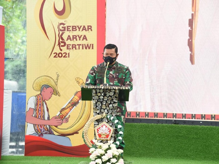 Pembukaan acara Gebyar Karya Pertiwi (GKP) 2021