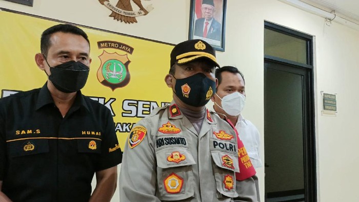 Polisi mengamankan pasutri viral yang mencuri tabung gas ukuran 3 Kg di Kwitang, Senen, Jakpus