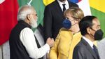 Potret PM India Wara-wiri Tak Bermasker di G20