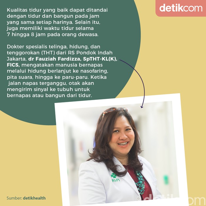 Tidur dengan mulut diselotip