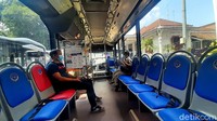 Bus ini gratis untuk warga hingga Desember 2021.