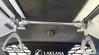 Di bagian dalam bus, terpasang alat pengamanan mulai dari APAR, CCTV hingga pintu emergency. CCTV berfungsi untuk memonitor penumpang, kondisi sopir hingga jalannya bus. Selain itu juga dipasangani pendingin udara (AC), passenger counting system, disability friendly untuk memudahkan penumpang disabilitas.