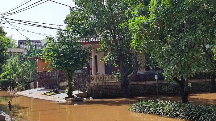 Banjir Masih Terjadi di Perumahan Bumi Nasio Indah Bekasi