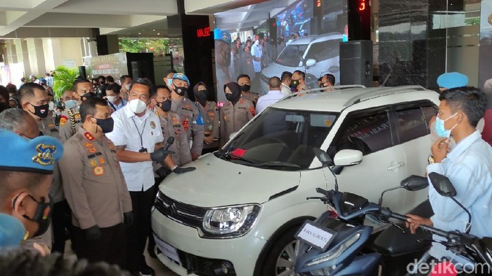 Barang bukti sitaan kasus curanmor di Jateng