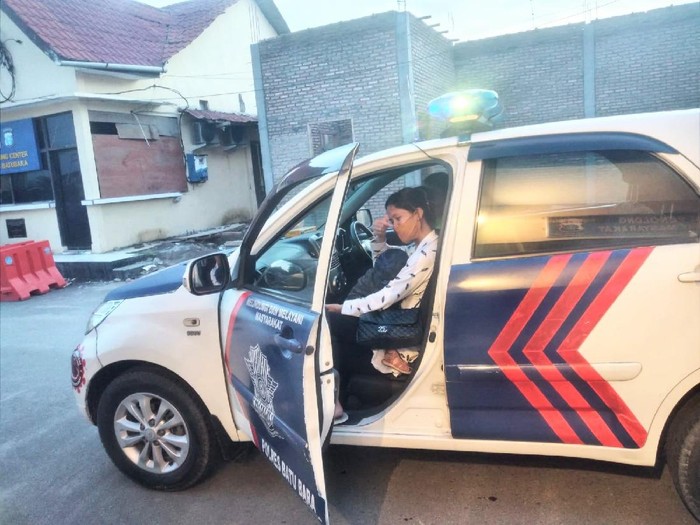 Bumil di Sumut ngindam naik mobil patwal (dok. Istimewa)