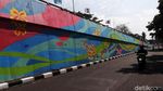 Flyover Pasupati Bandung Dipercantik dengan Mural