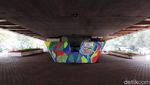 Flyover Pasupati Bandung Dipercantik dengan Mural