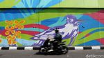 Flyover Pasupati Bandung Dipercantik dengan Mural