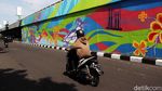 Flyover Pasupati Bandung Dipercantik dengan Mural