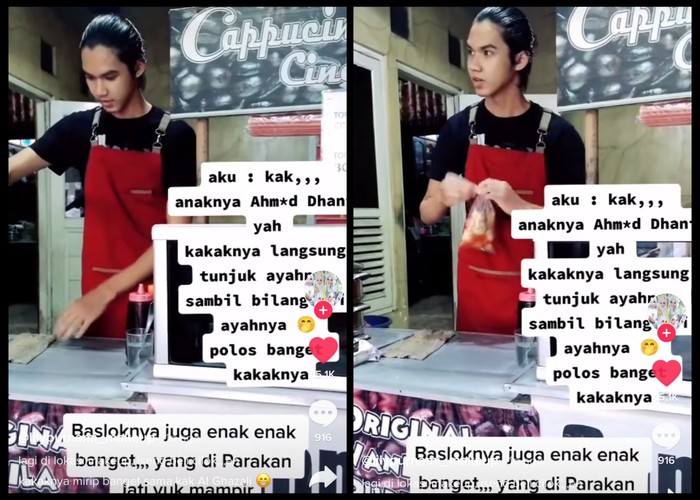 Heboh Penjual Baslok Ganteng di Bojong Gede Mirip Al Ghazali, Ini Kisahnya