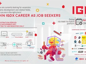 IGDX Career Jadi Kesempatan Terbaik Berkarir di Industri Game