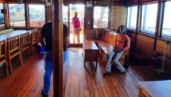 Kapal Pinisi Heru Hidayat yang Akan Dilelang Kejagung (DOK Kejagung)