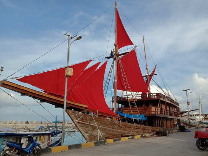 Kapal Pinisi Heru Hidayat yang Akan Dilelang Kejagung